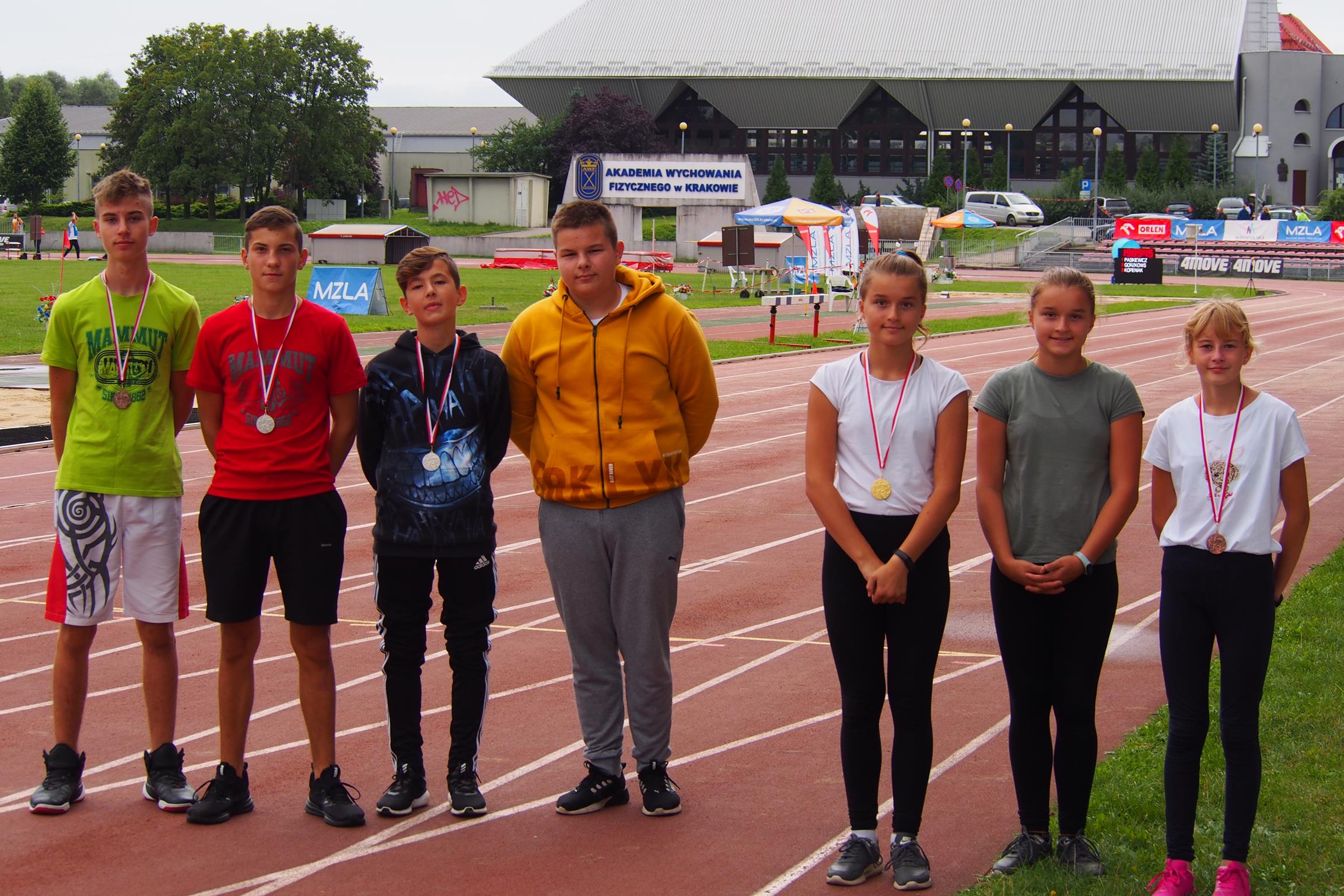 OTWARTE MISTRZOSTWA KRAKOWA W LEKKIEJ ATLETYCE MŁODZIKÓW, DZIECI STARSZYCH I MŁODSZYCH – KRAKÓW 6.09.2020r.